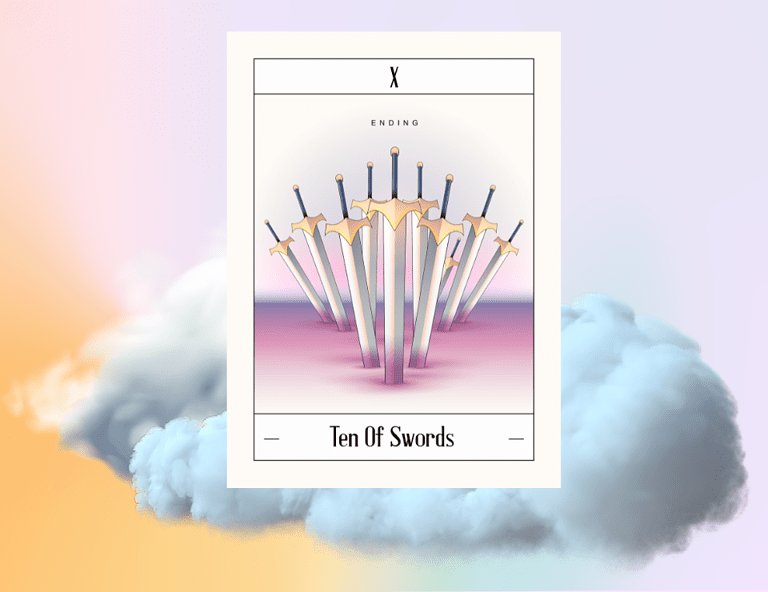 Ten of Swords Tarot Card Meaning