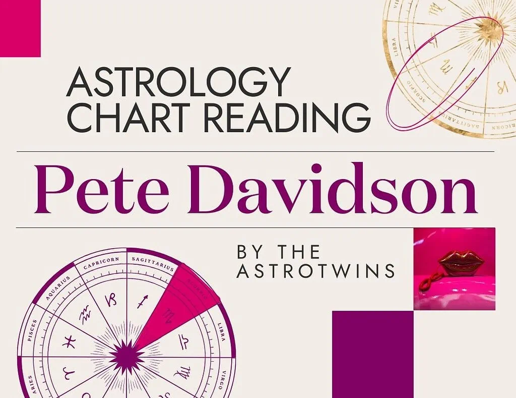 Pete Davidson Chart Scorpio Zodiac Sign Horoscope & Birthday
