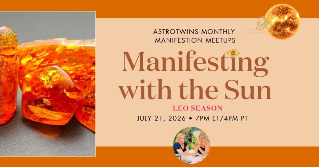 manifesting with the sun event with the astrotwins